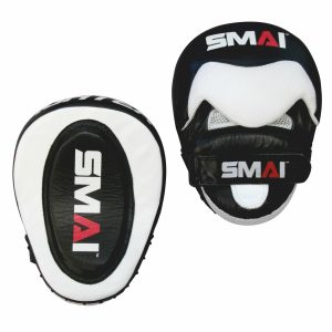SMAI Professional Focus Mitts with multi-layer EVA gel and adjustable Velcro wrist strap.