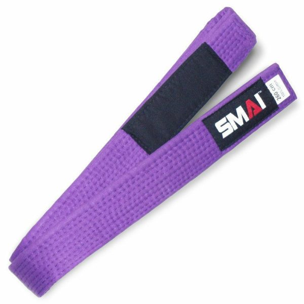 High-quality SMAI BJJ Belt made from 100% cotton with a 5mm thick jute-filled core, designed for durability and intense Brazilian Jiu-Jitsu training.
